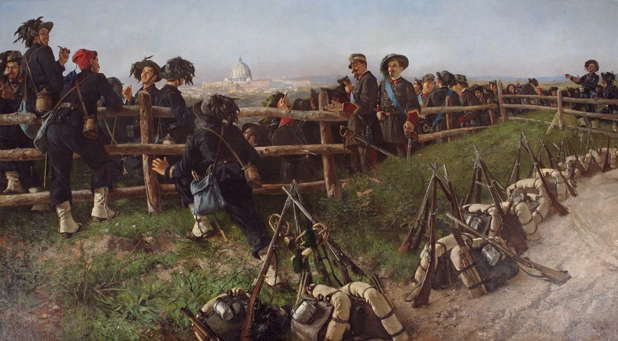 I bersaglieri (Il 19 settembre 1870) - Galleria Nazionale d’Arte Moderna, Roma